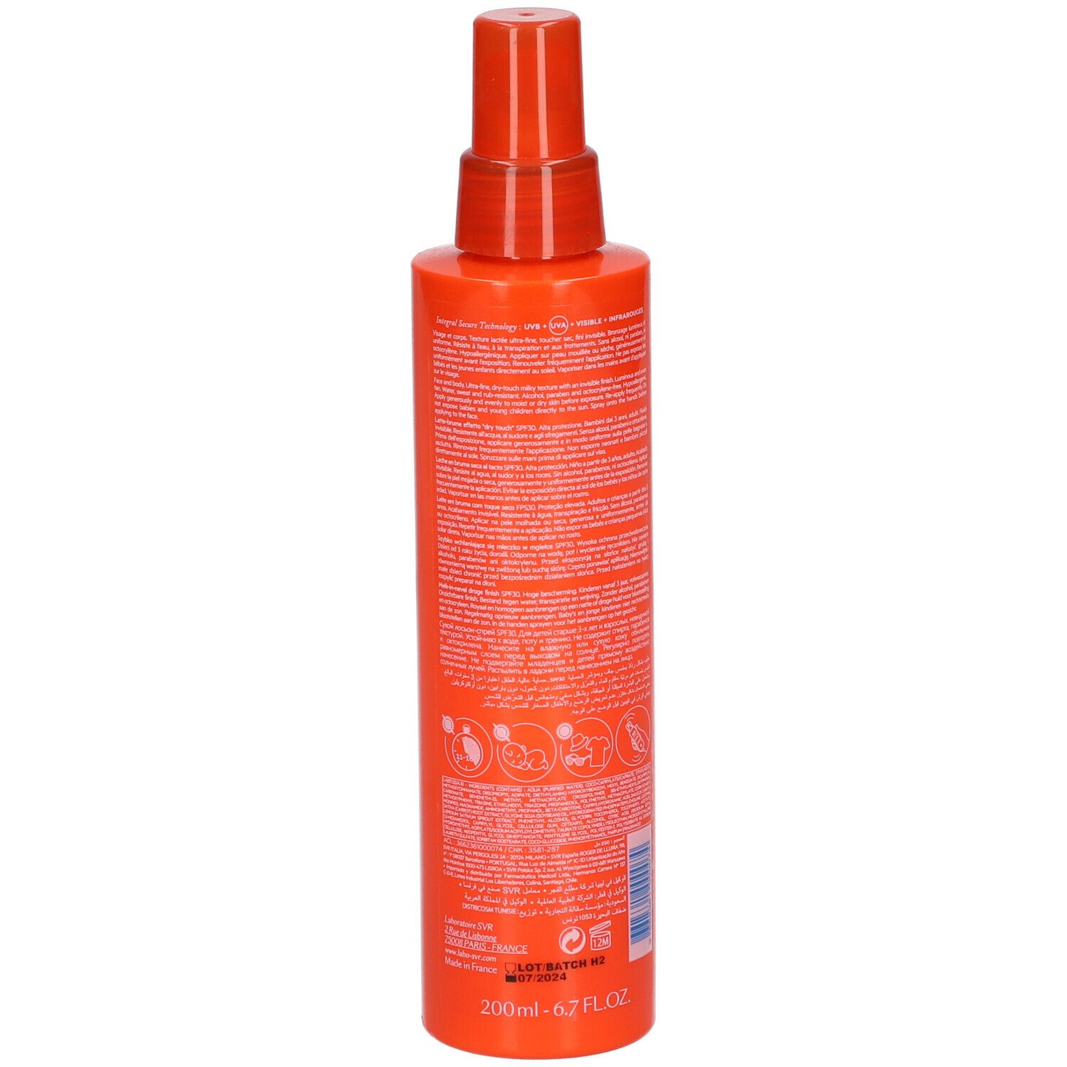 SVR Sun Secure Spray SPF30