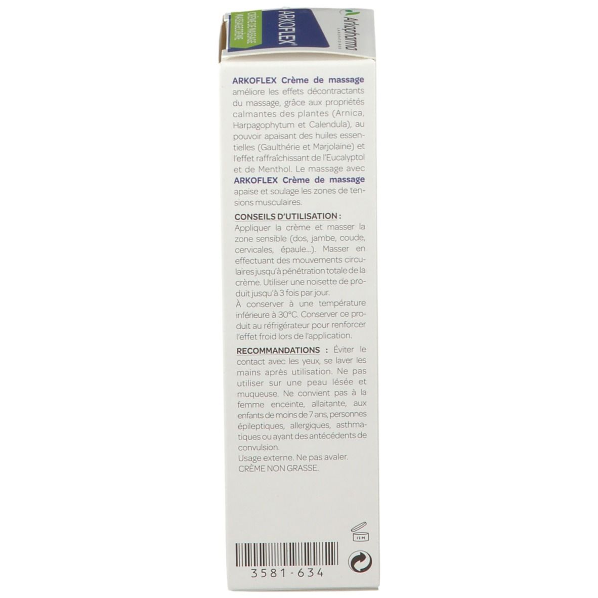  ARKOFLEX® Crème de massage