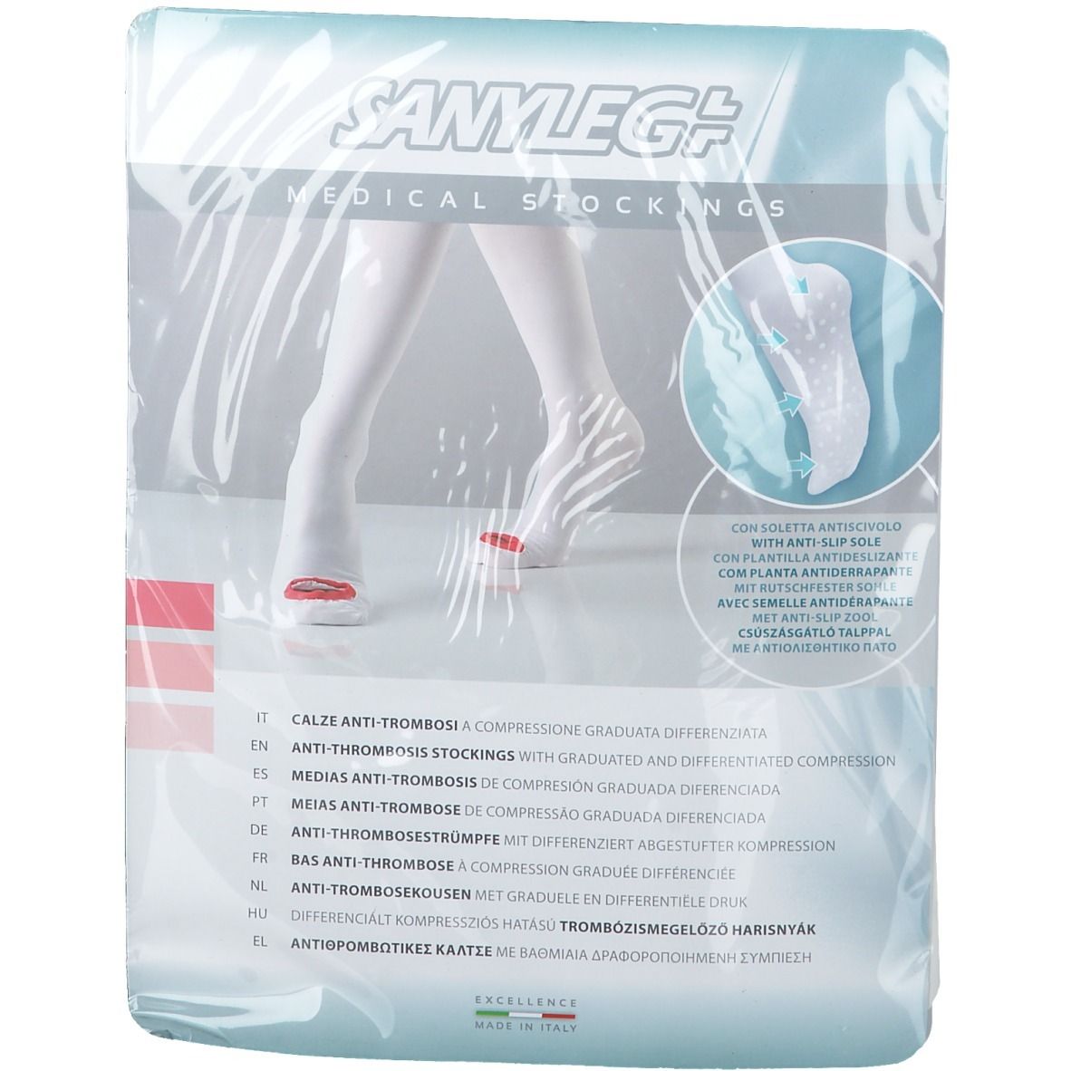 Sanyleg AD Bas Anti-Thrombose Blanc Normal Medium