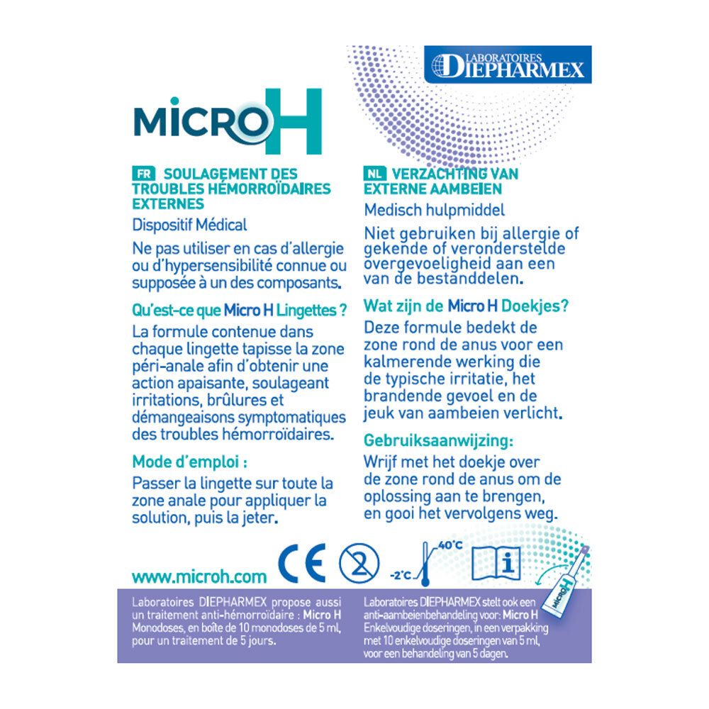Micro H Lingettes