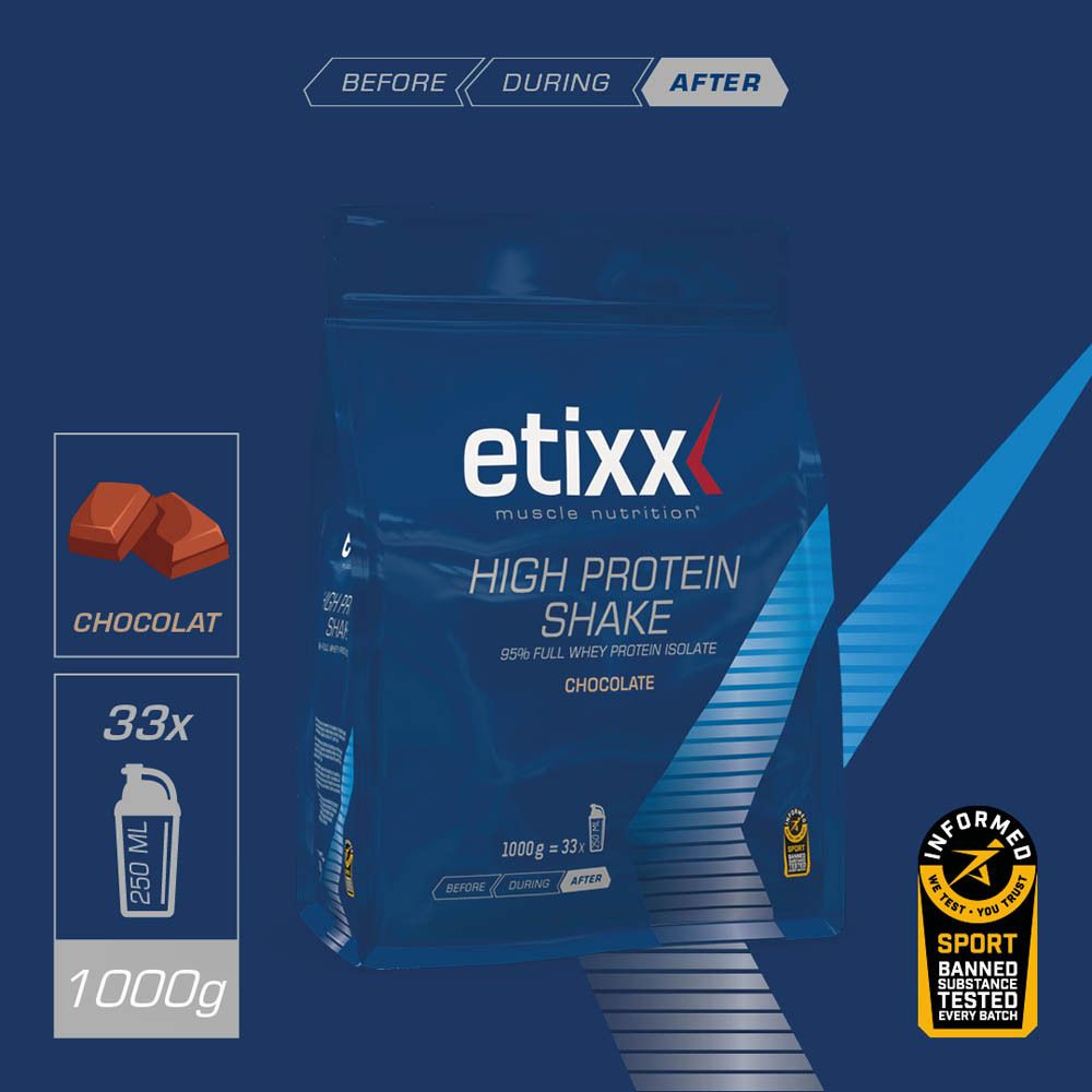 Etixx High Protein Shake saveur chocolat