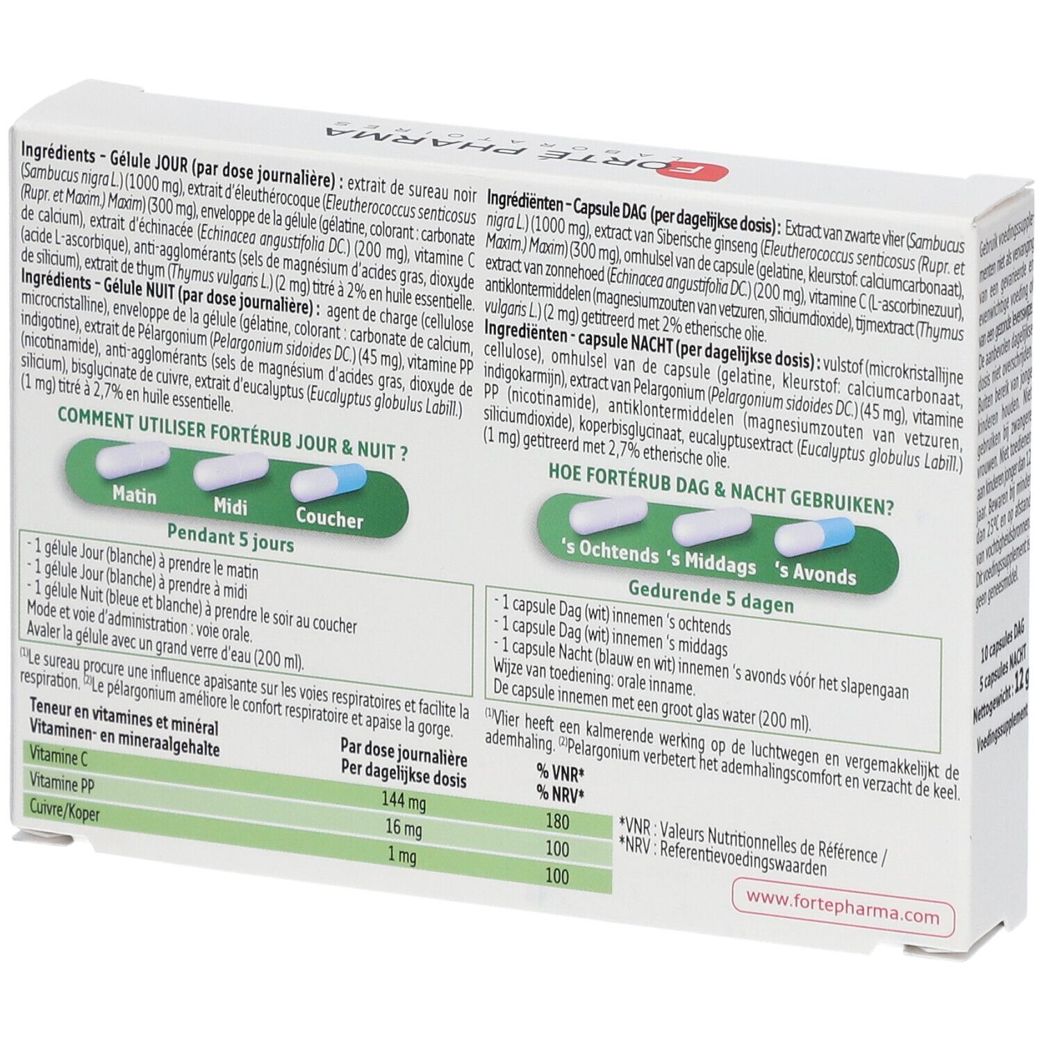 FORTEPHARMA Forté Rub Jour et nuit