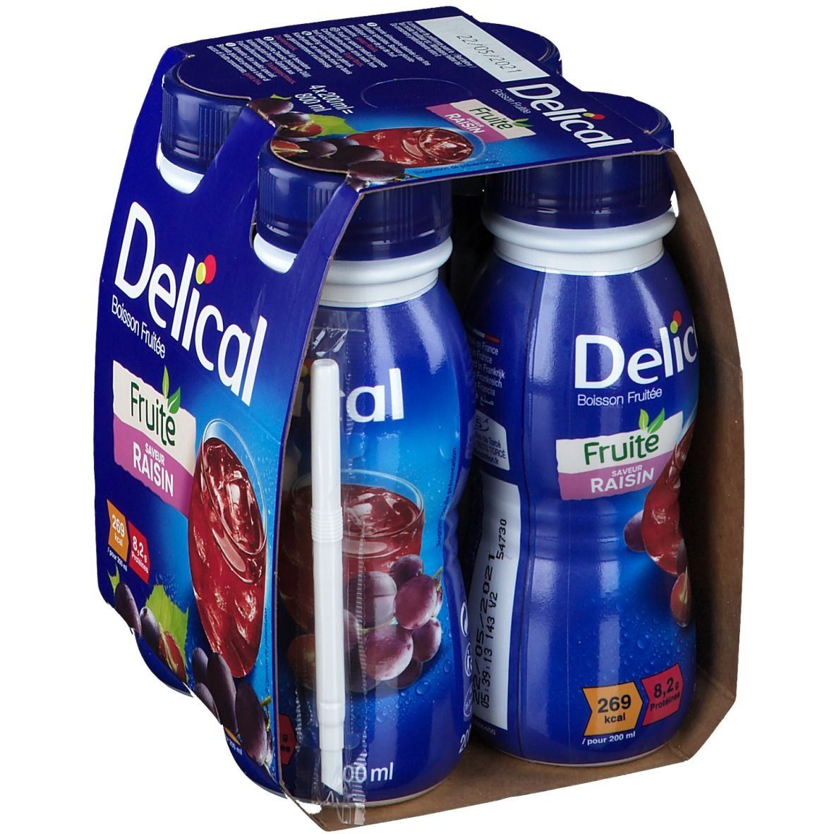 Delical Boisson fruitée Raisin