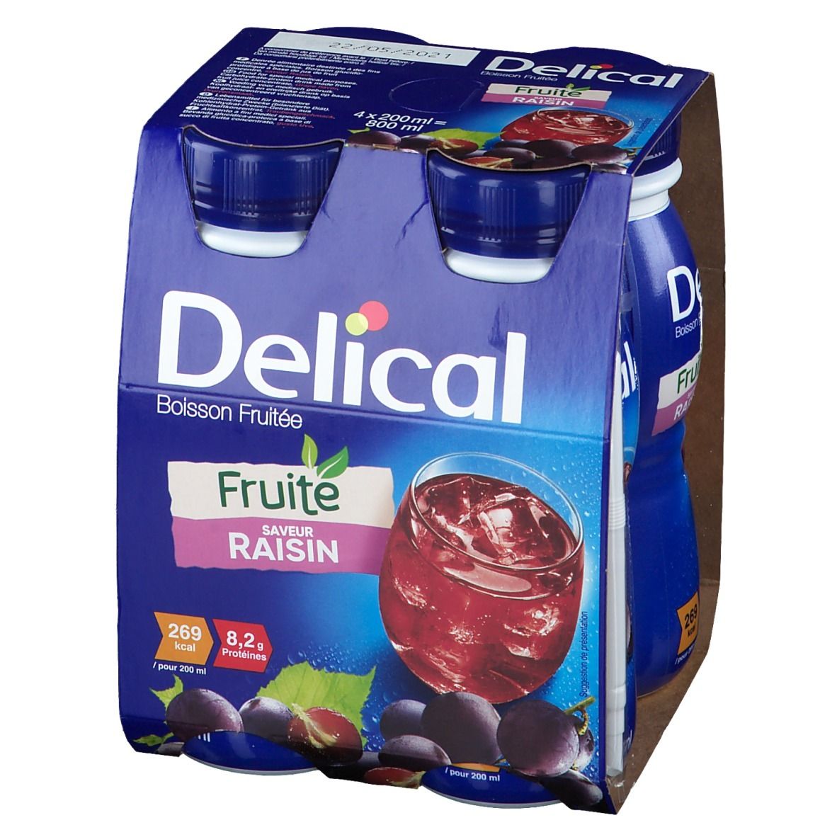 Delical Boisson fruitée Raisin