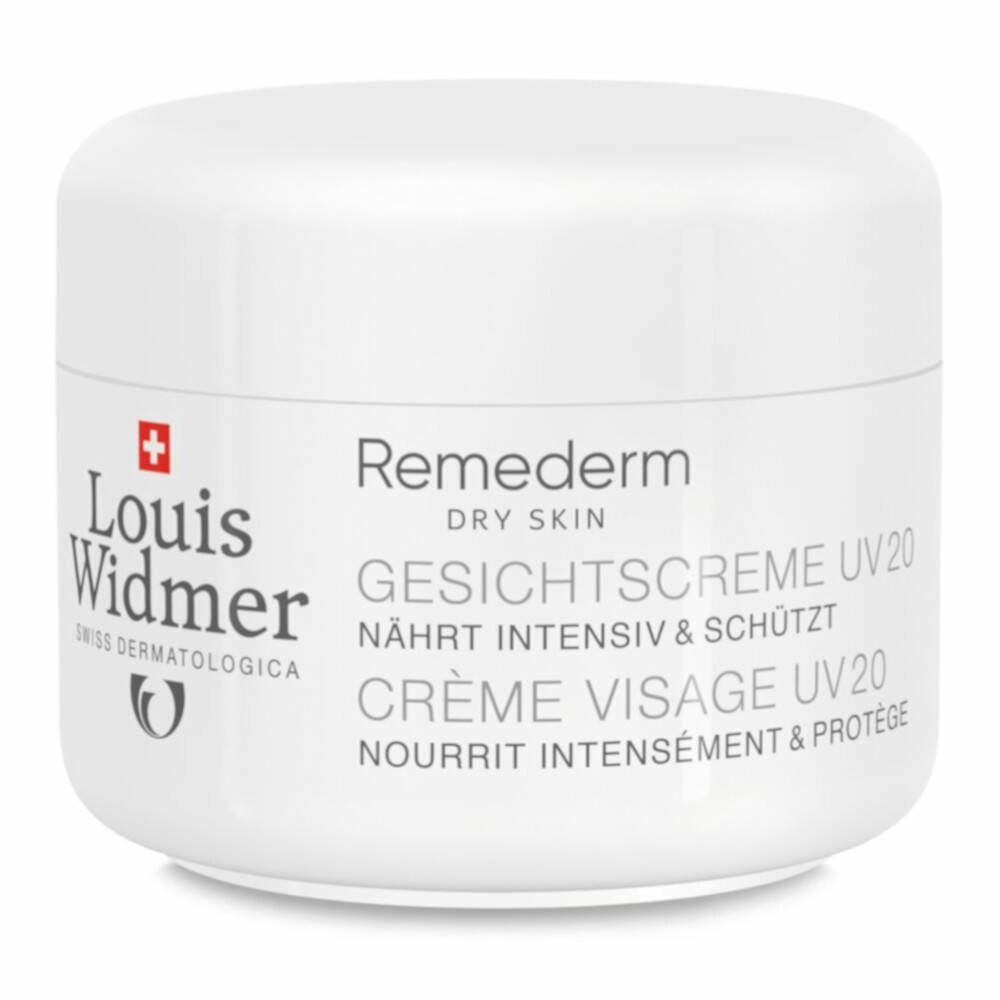 Louis Widmer Remederm Visage UV20 sans parfum