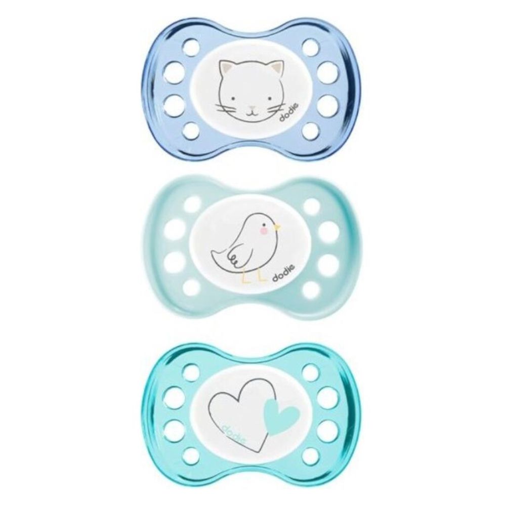 Dodie® Sucette Anatomique Silicone 0-2 Mois Jongen A26 (Couleur non sélectionnable)