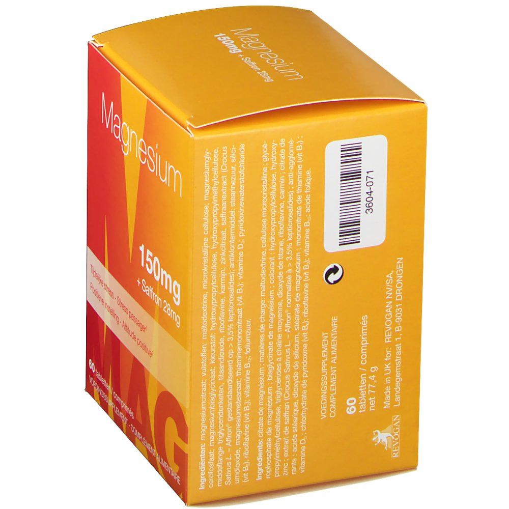 Revogan Magnésium 150 mg + Safran 28 mg