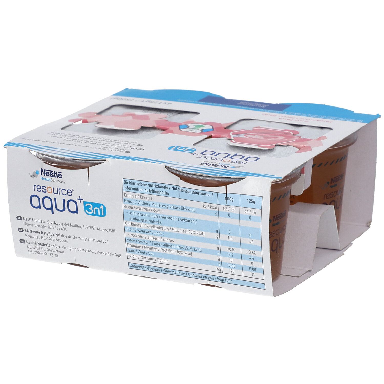 Resource Aqua+ 3n1 Saveur pêche