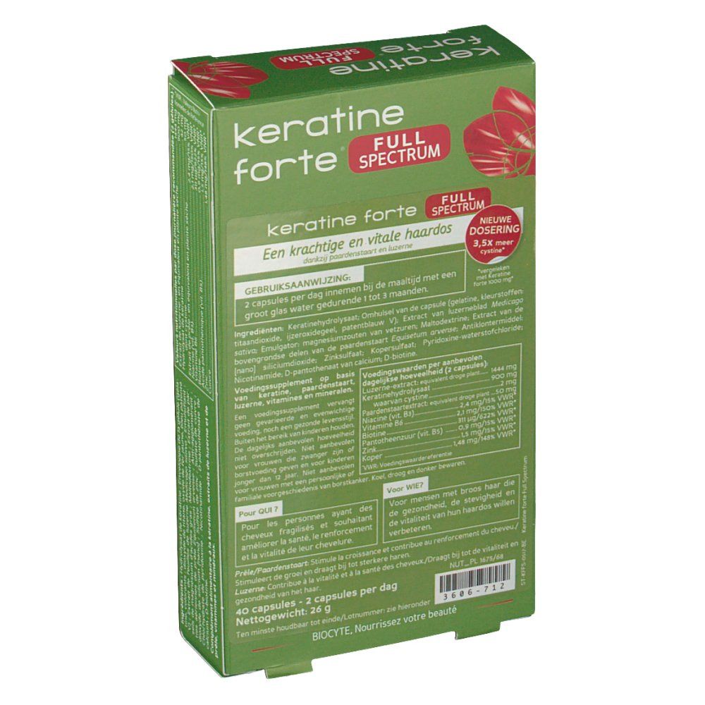 Biocyte® Kératine Forte® Full Spectrum