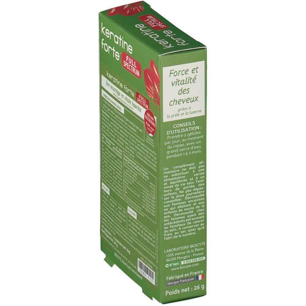 Biocyte® Kératine Forte® Full Spectrum