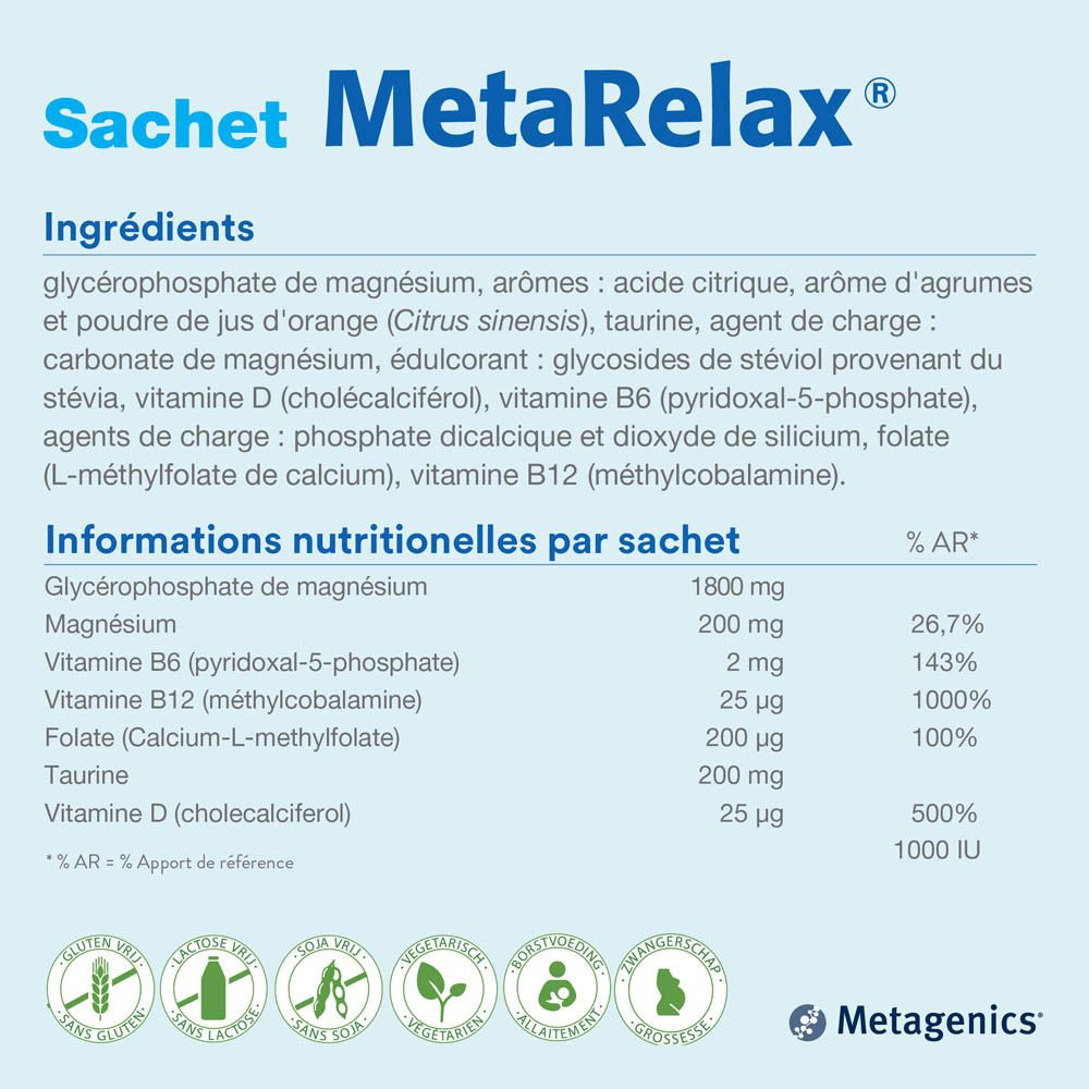 Metagenics® MetaRelax® Sachets