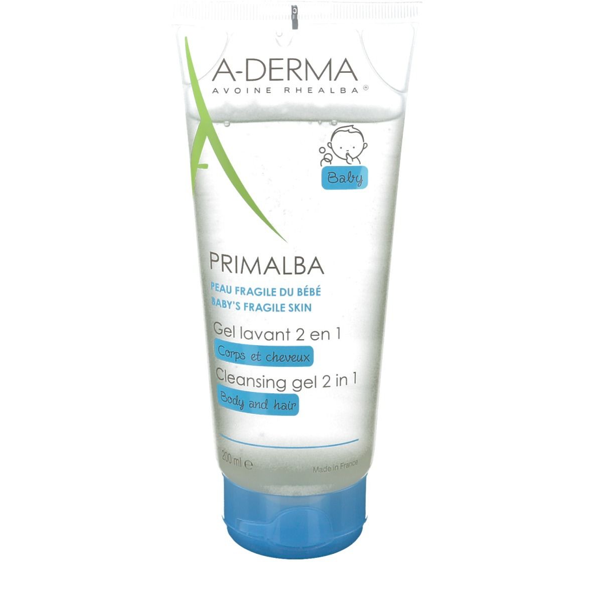 A-Derma Primalba Gel Lavant 2 en 1