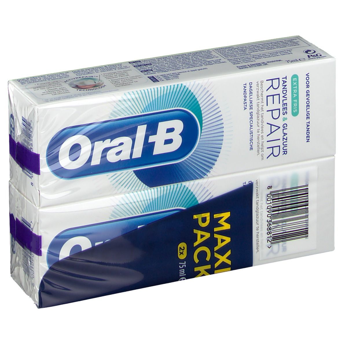 Oral B Dentifrice Répare Gencive & Email Extra Fraîcheur DUO