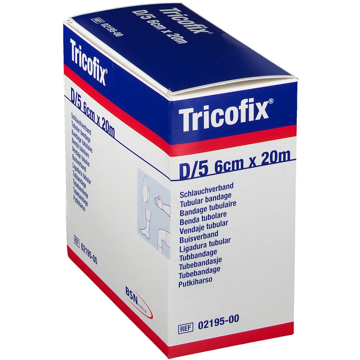 Tricofix® Bandage tubulaire D/5 20 m x 6 cm