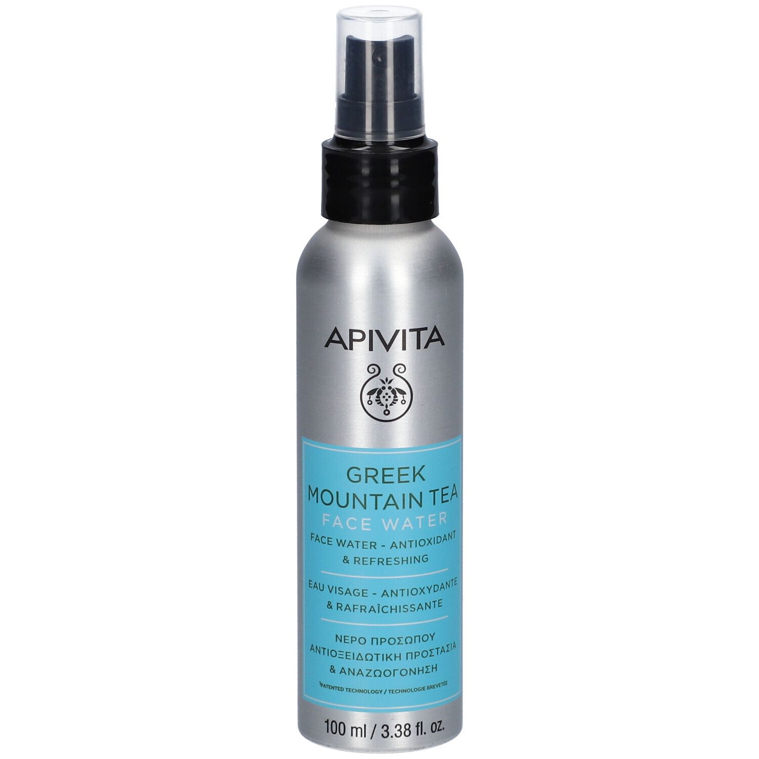 Apivita Eau Visage Thé Montagne Grecque, flacon spray 100 ml.