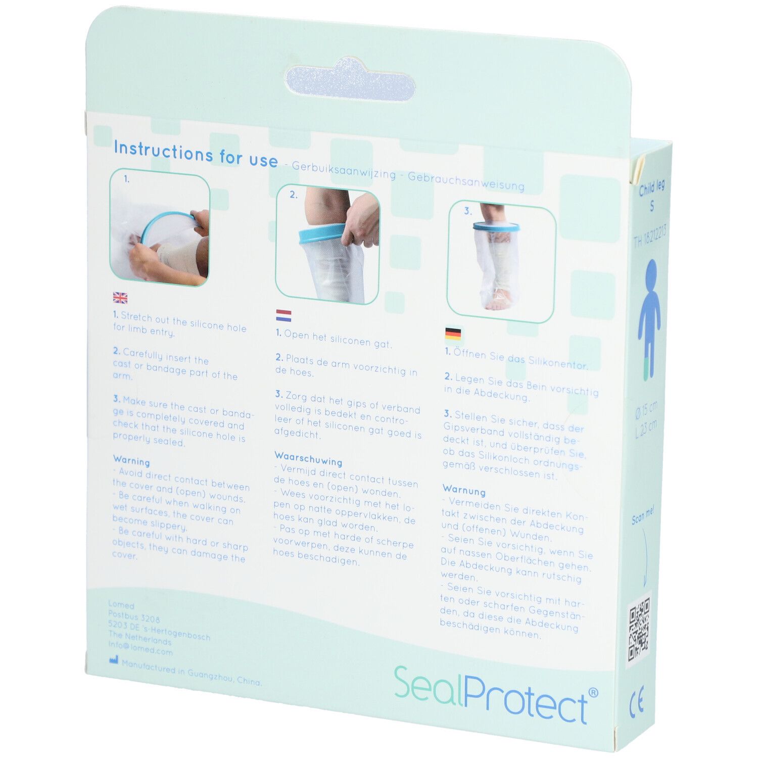 Sealprotect® Couverture de protection jambe enfant Small 29 cm 1 pc(s) -  Redcare Pharmacie