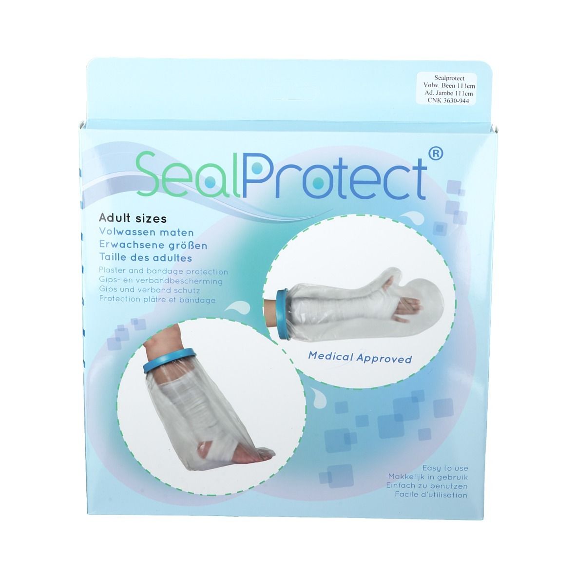 SealProtect® Couverture de protection Jambe Adulte Taille 111 cm