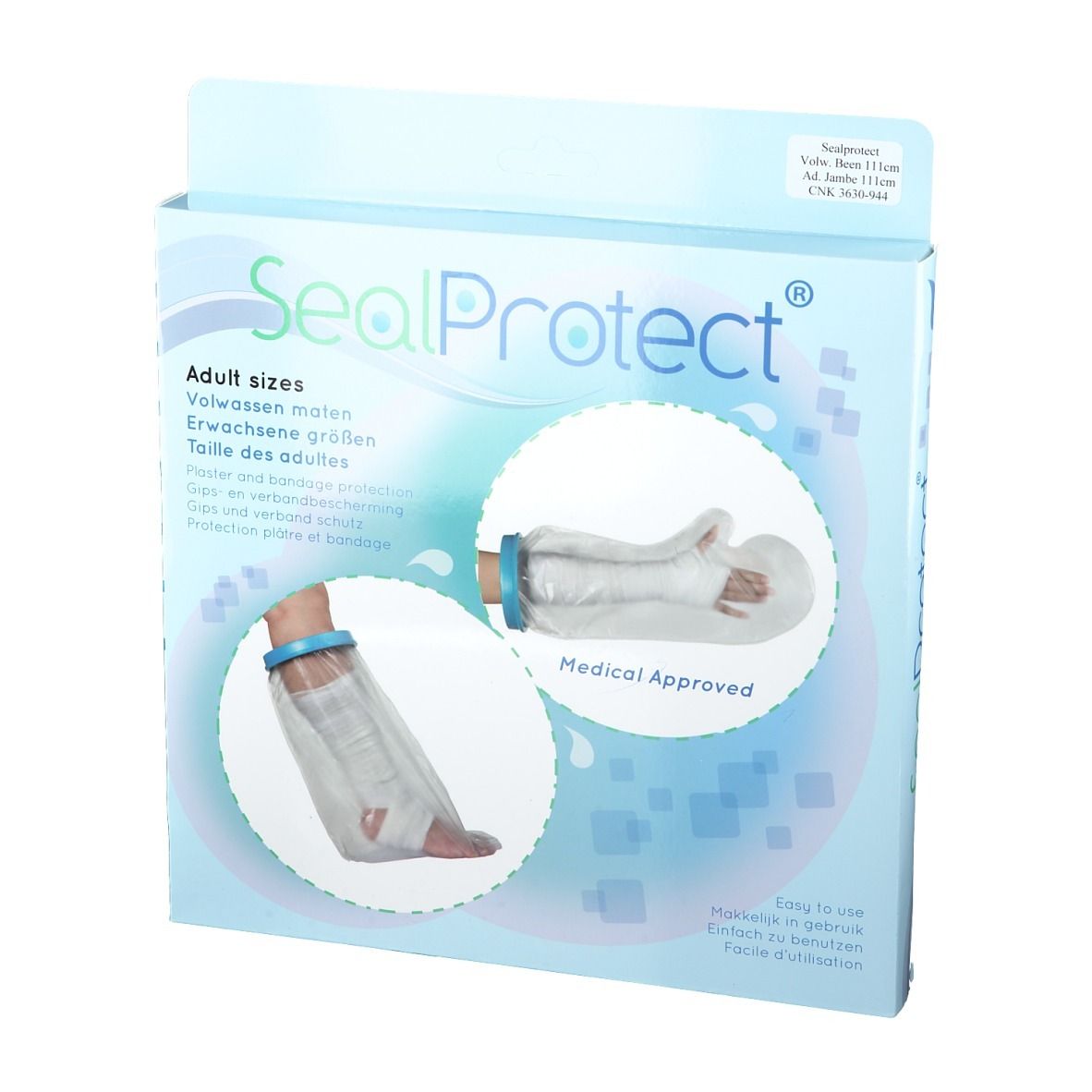 SealProtect® Couverture de protection Jambe Adulte Taille 111 cm
