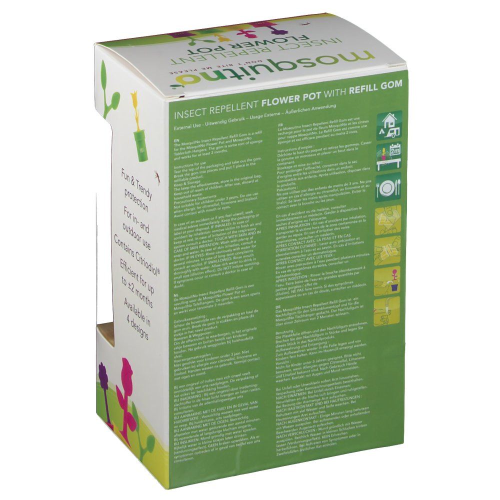 Mosquitno® Pot de Fleurs Citriodiol