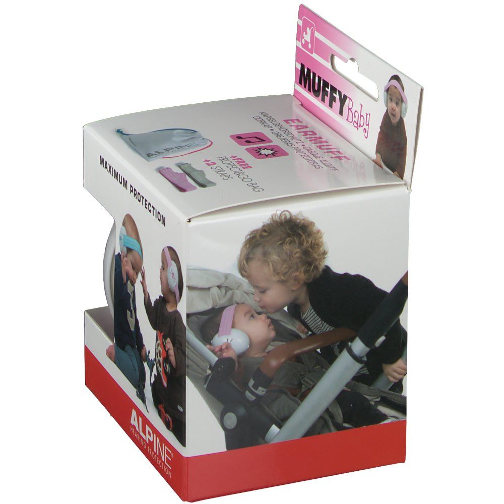 ALPINE® Muffy Baby Casque anti-bruit Rose