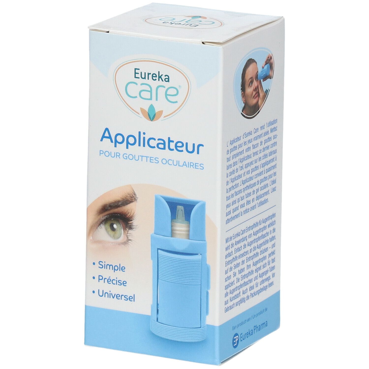 Eureka Care Applicateur pour Gouttes Oculaires