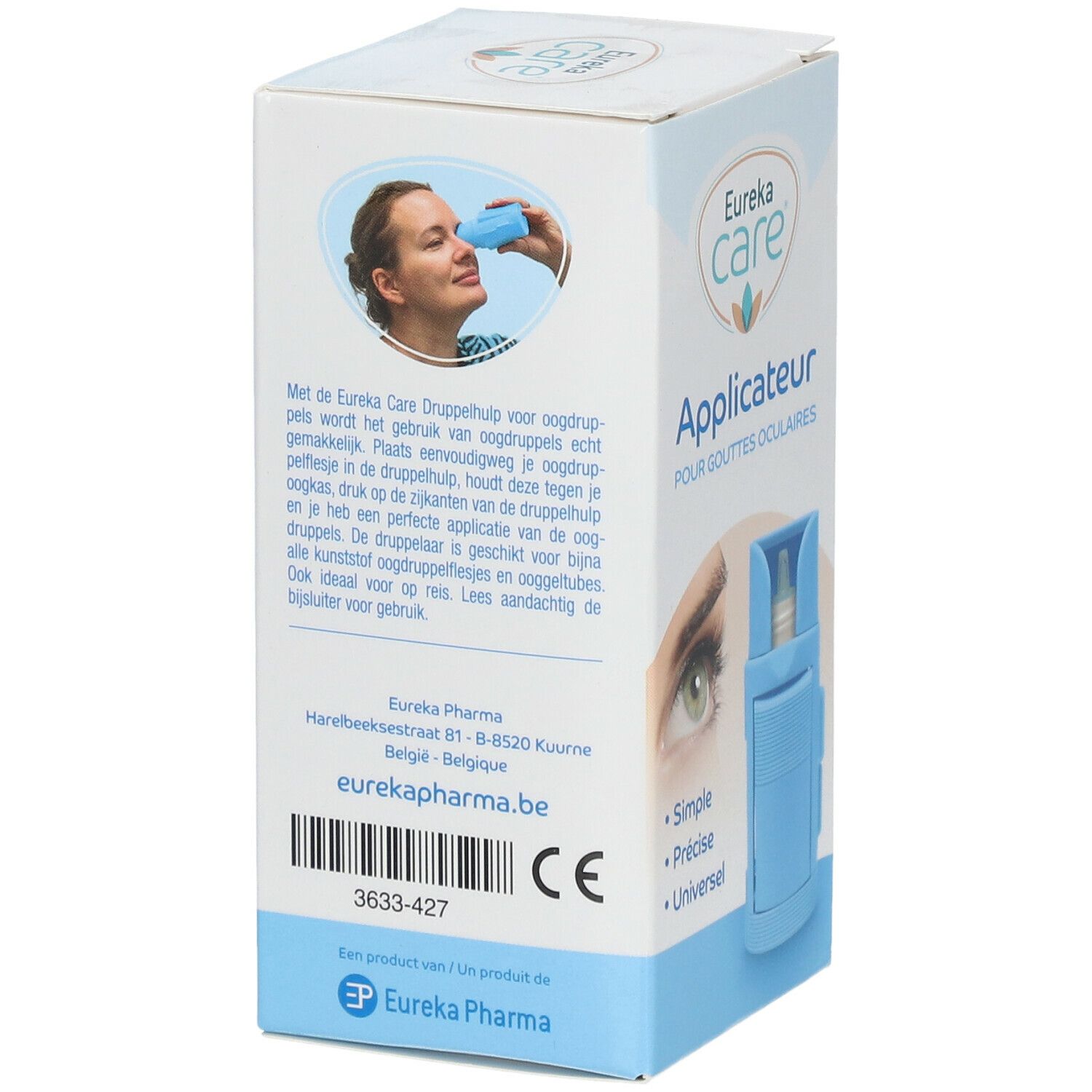 Eureka Care Applicateur pour Gouttes Oculaires