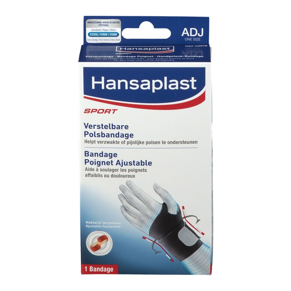 Hansaplast Sport Bandage Poignet Ajustable
