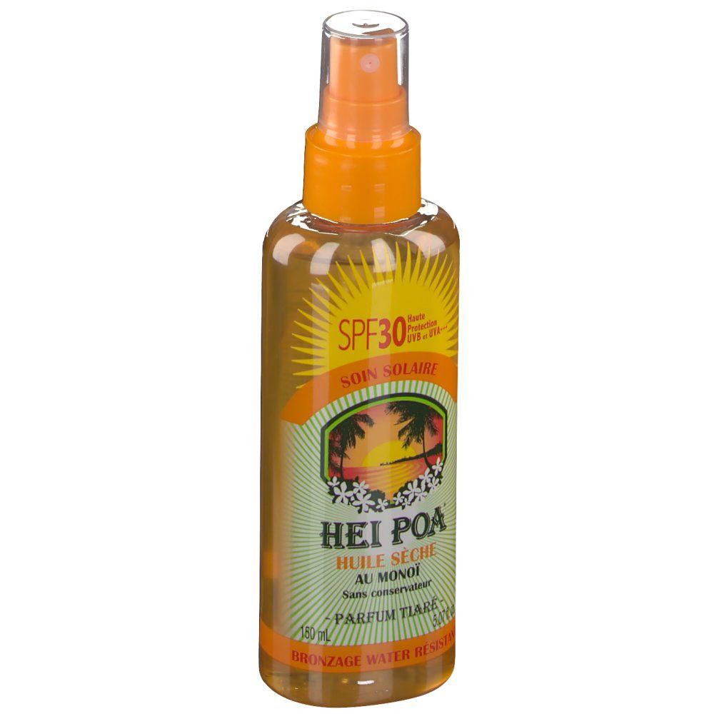 HEI POA Pure Monoï Huile Sèche SPF30 - Tiare