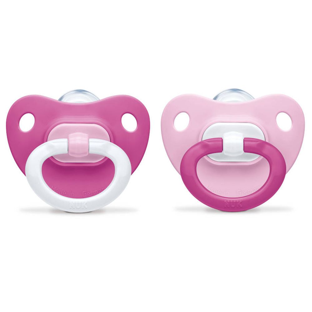 NUK Sucette Classic Fashion Girl Taille 1 0-6 mois (Couleur non sélectionnable)