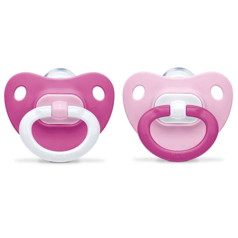 NUK Sucette Classic Fashion Girl Taille 2 6-18 mois (Couleur non sélectionnable)