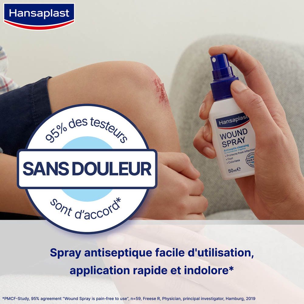 Hansaplast Spray Nettoyant pour les Plaies