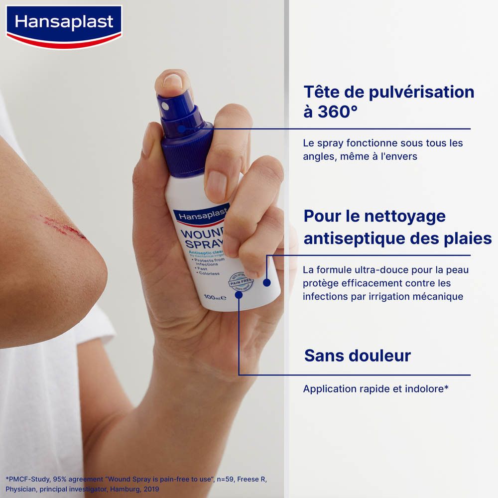 Hansaplast Spray Nettoyant pour les Plaies