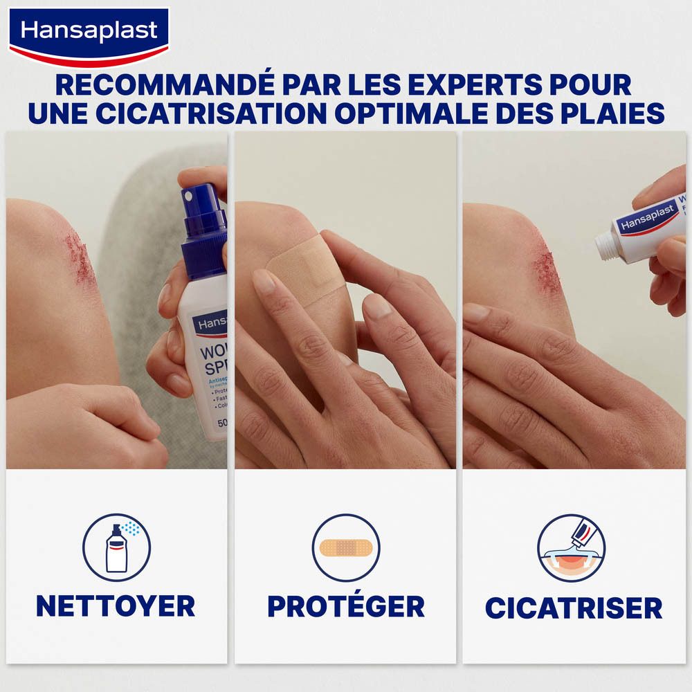 Hansaplast Spray Nettoyant pour les Plaies