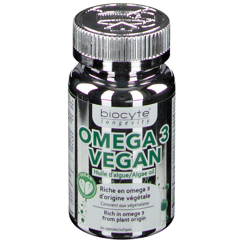 Biocyte® Oméga 3 Vegan® Huile d'Algue