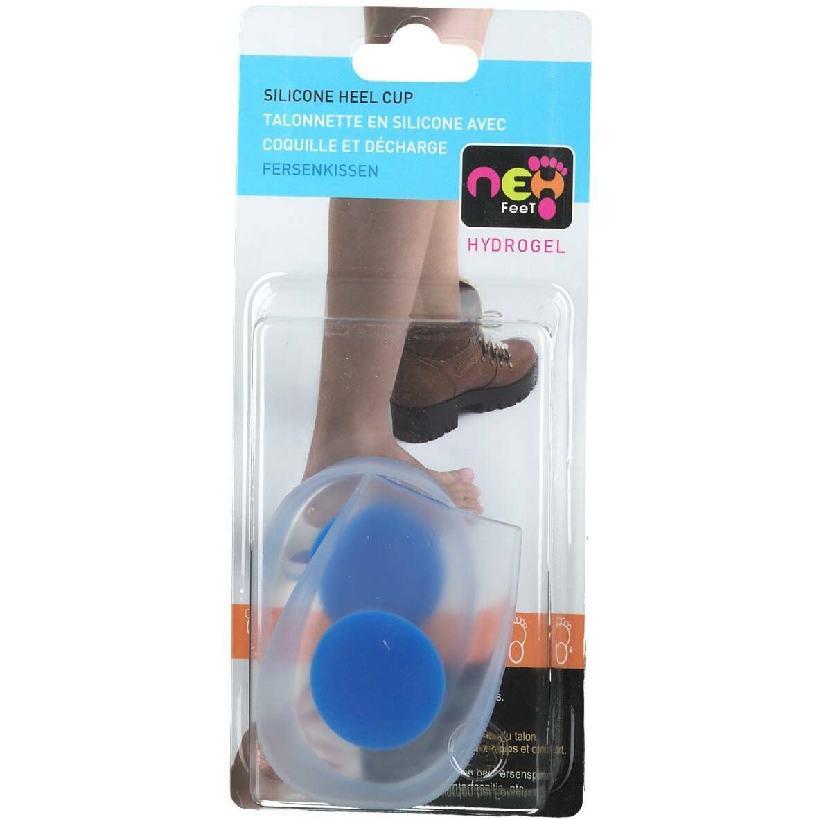 NEH Feet Talonnettes Silicone avec Bordure Absorption des Chocs