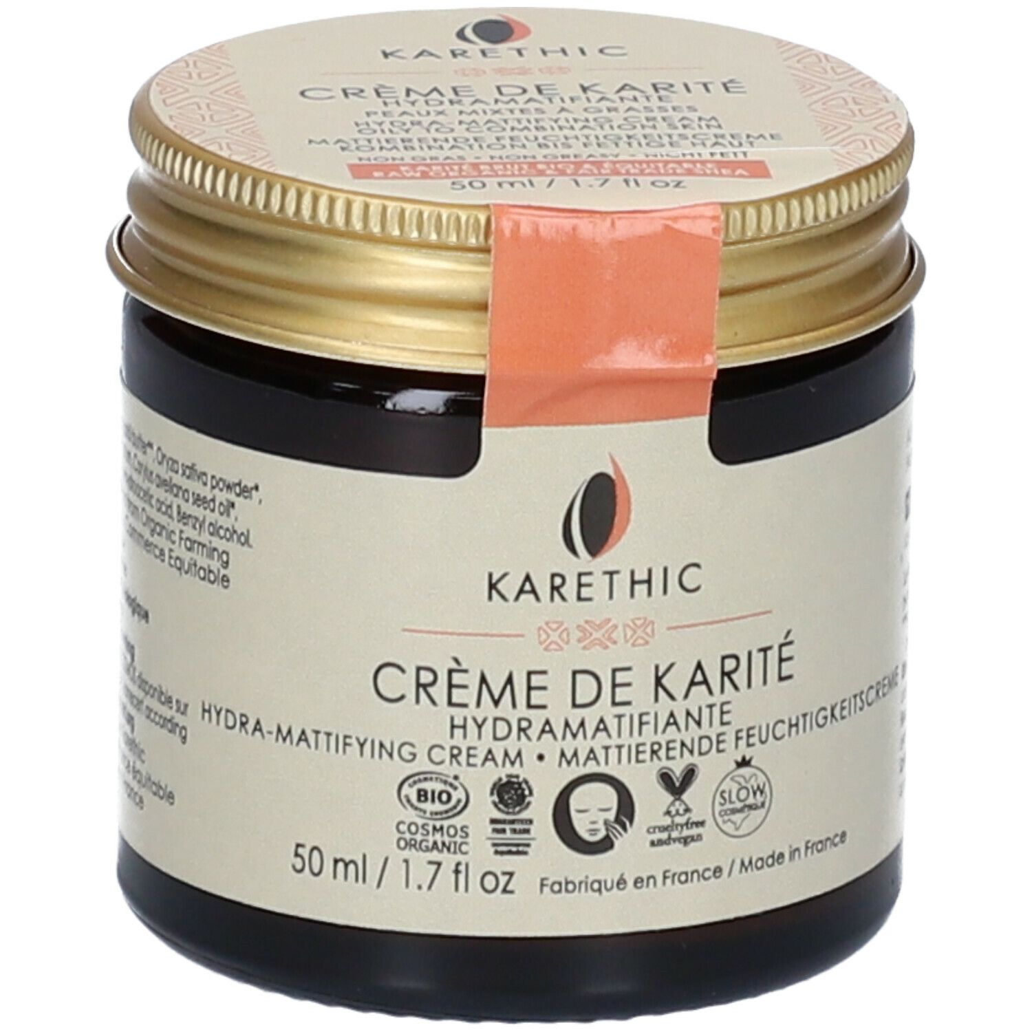 KARETHIC Crème de Karité Hydramatifiante Bio