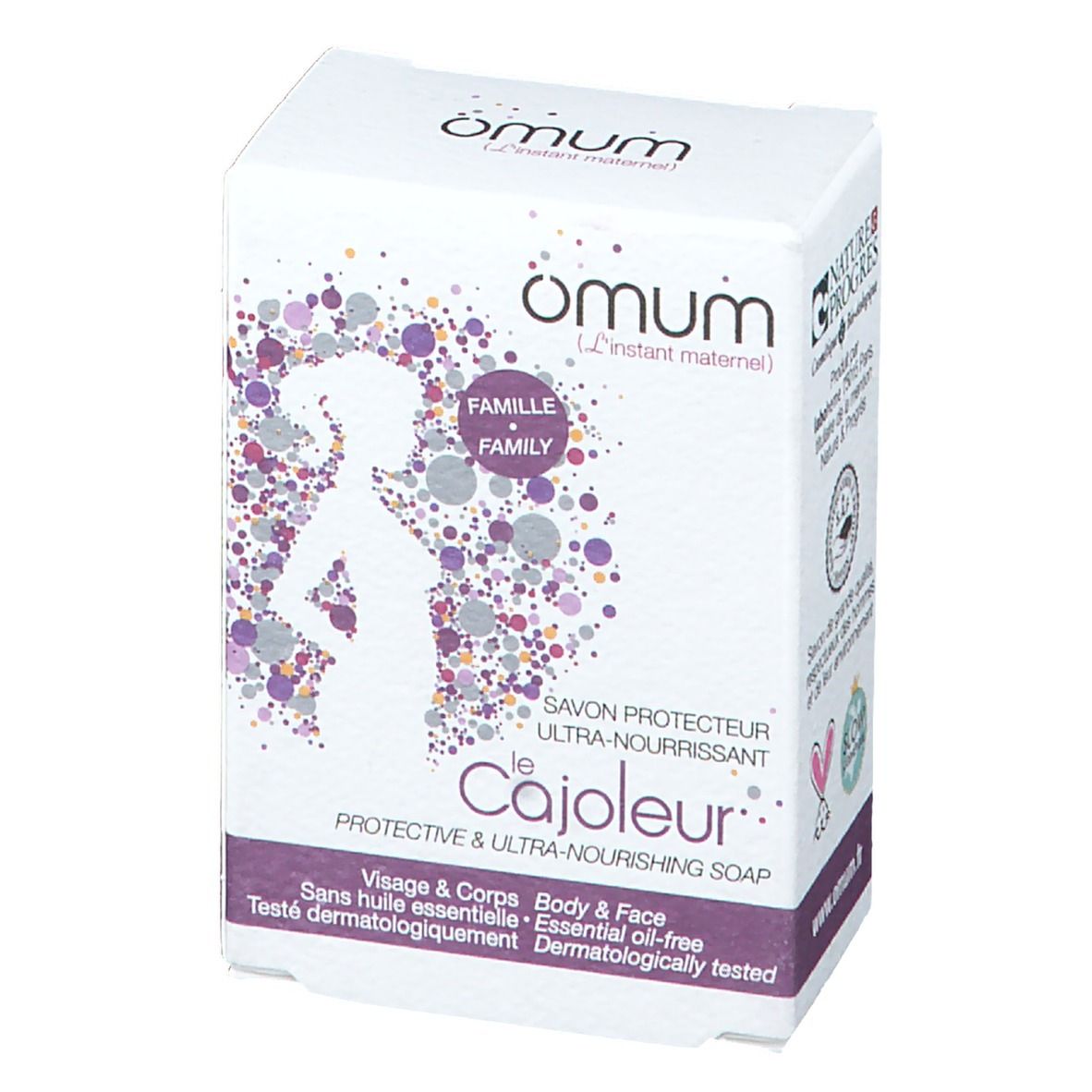 Omum l'Instant Maternel le Cajoleur Savon Protecteur & Ultra Nourrissante Bio