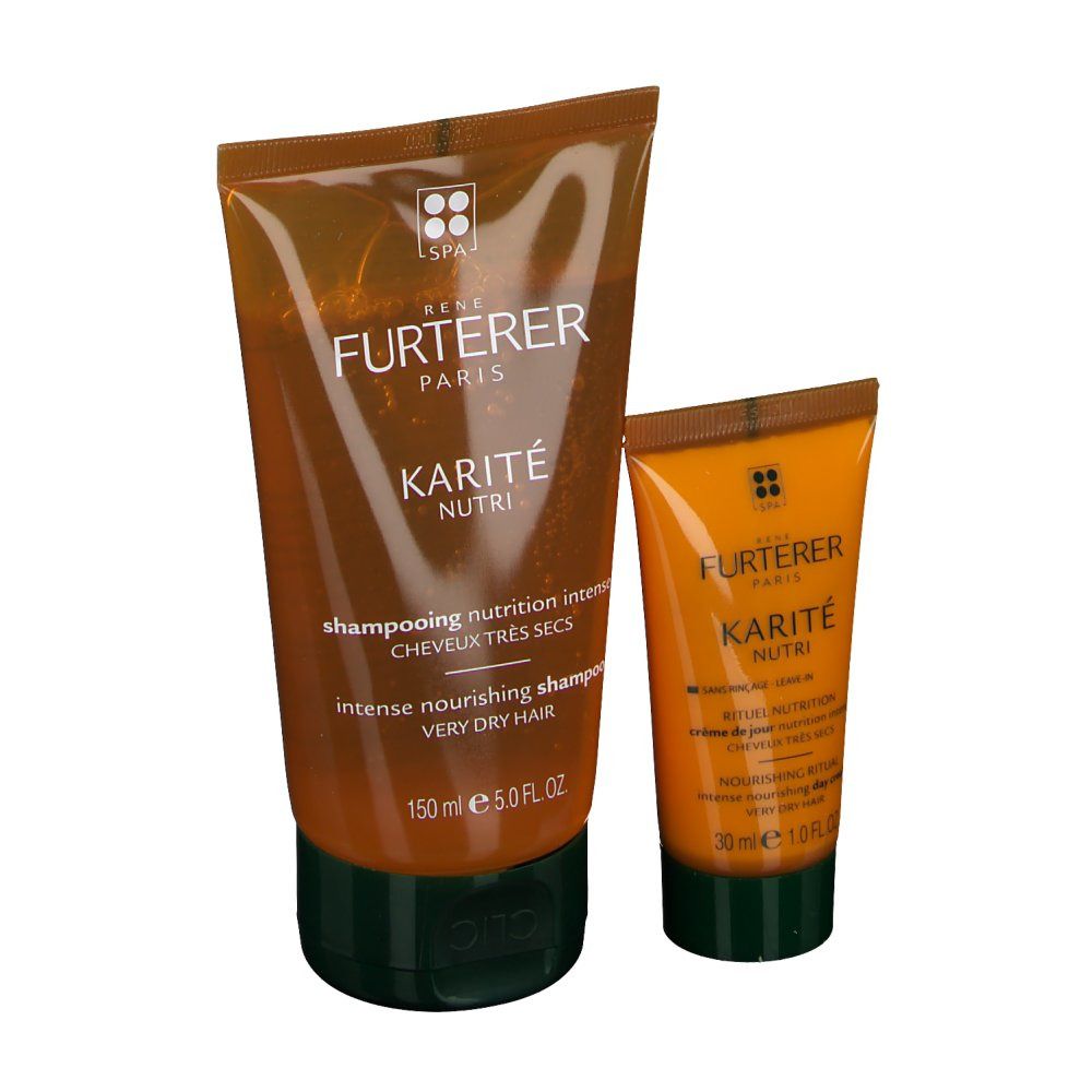 Rene Furterer Karité Nutri Shampooing Nutrition Intense + Nutri Crème de Jour Intense Cheveux Très Secs GRATUIT