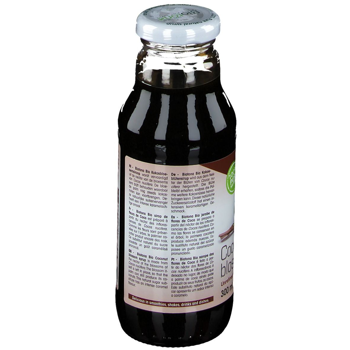 Biotona Sirope de Fleur de Coco Foncé Bio
