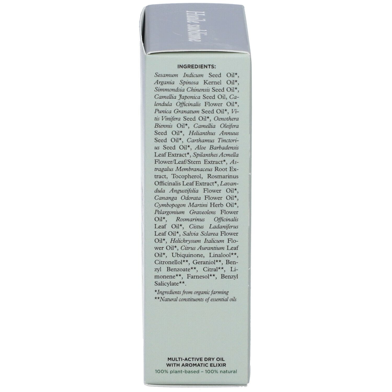 Pureté bio® Huile sublime