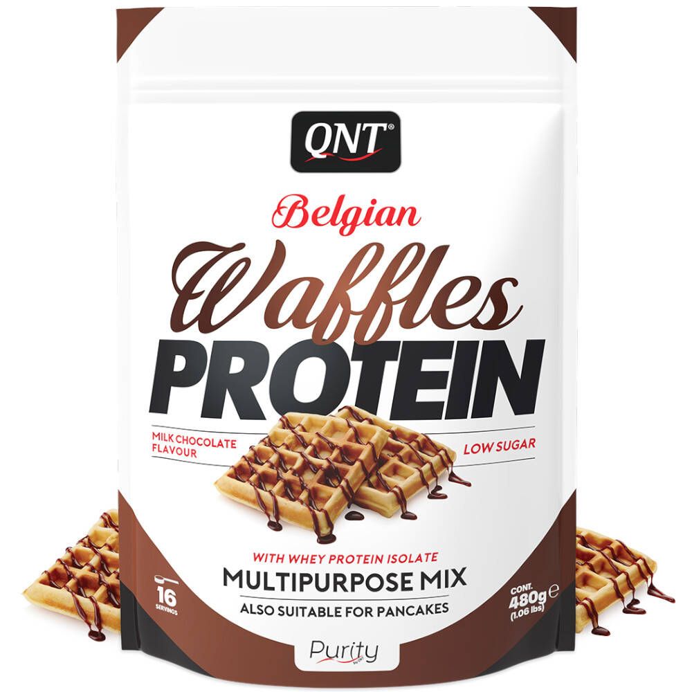 QNT Belgian Waffles Protein Chocolat au lait