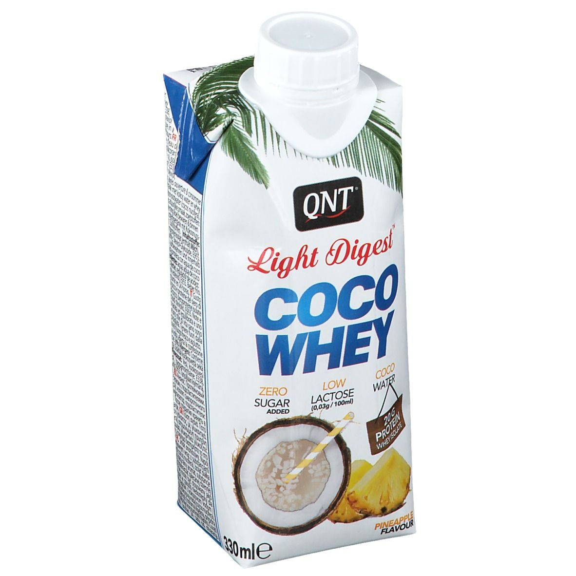 QNT Coco Whey Light Digest Ananas