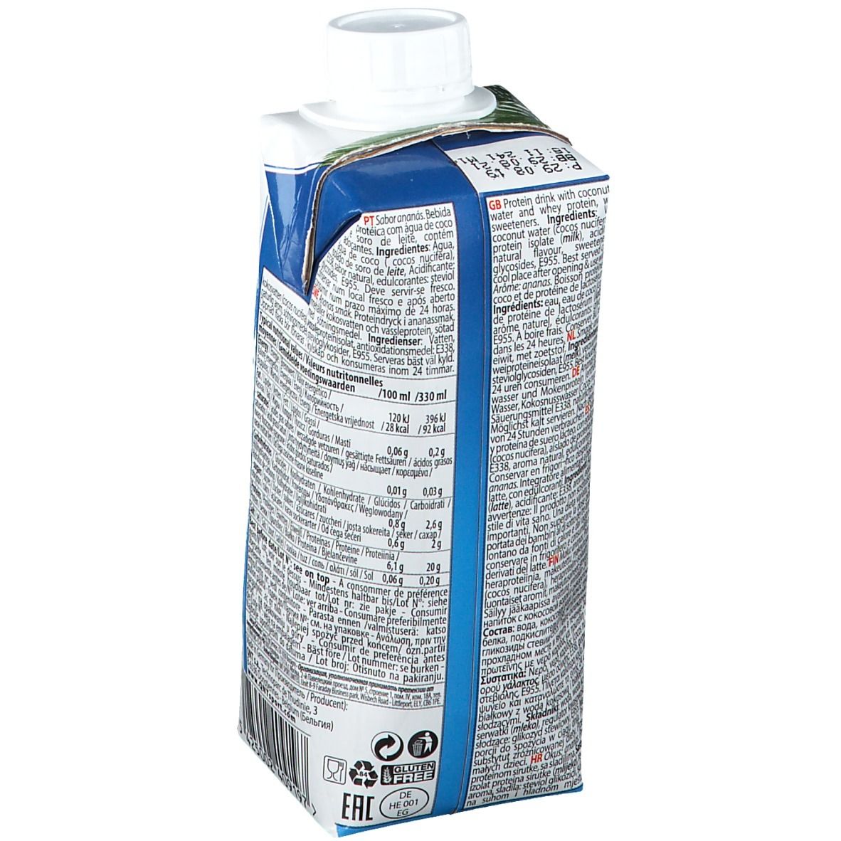 QNT Coco Whey Light Digest Ananas
