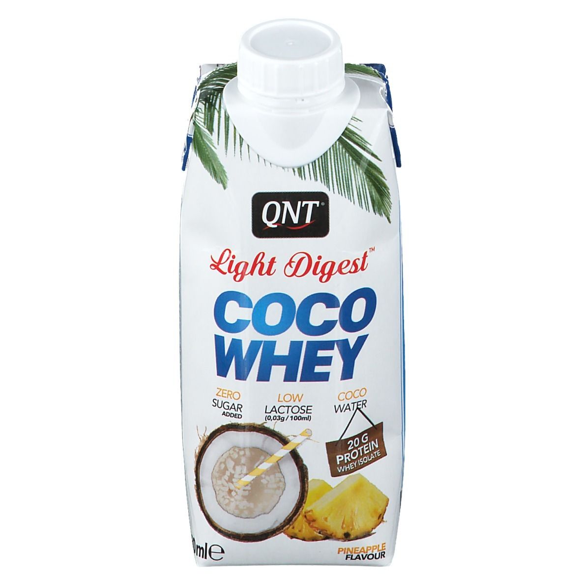 QNT Coco Whey Light Digest Ananas