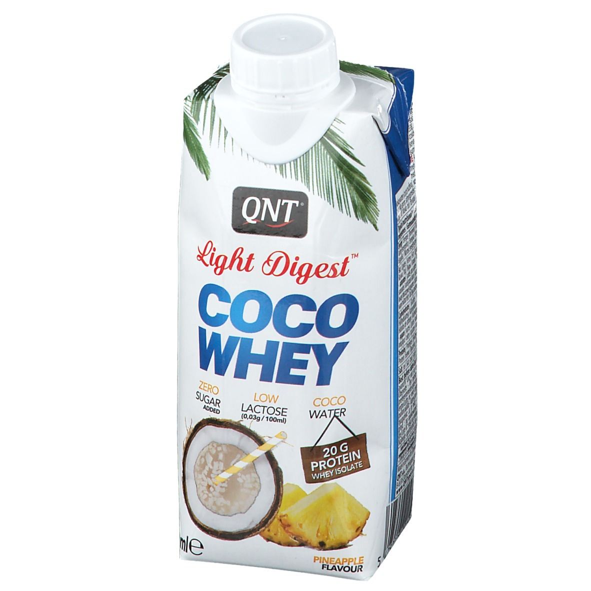 QNT Coco Whey Light Digest Ananas