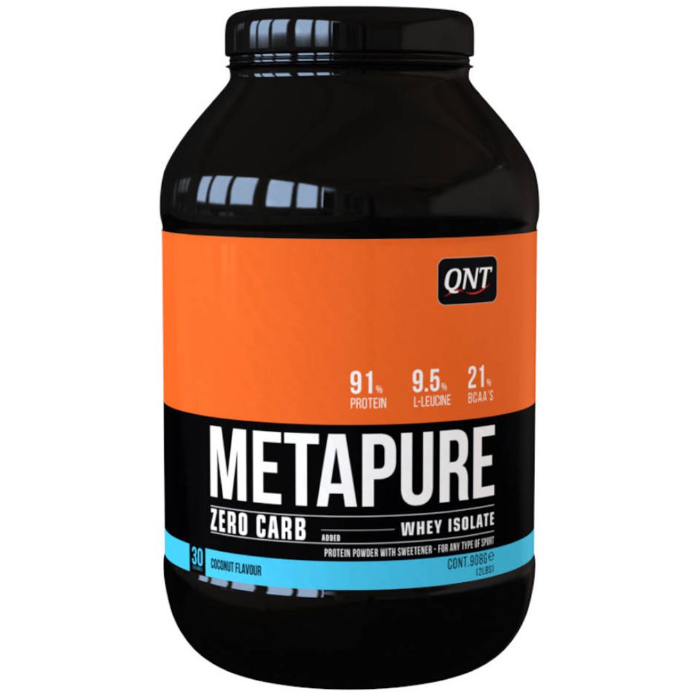 QNT Metapure Whey Protein Isolate Zero Carb Noix de Coco
