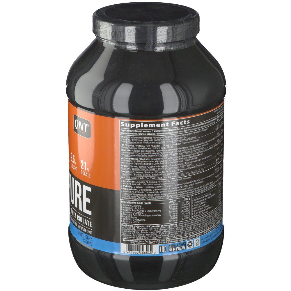 QNT Metapure Whey Protein Isolate Zero Carb Noix de Coco