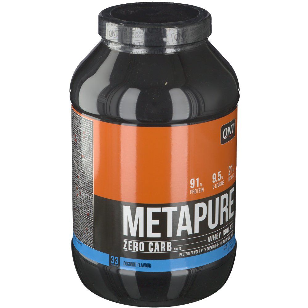 QNT Metapure Whey Protein Isolate Zero Carb Noix de Coco