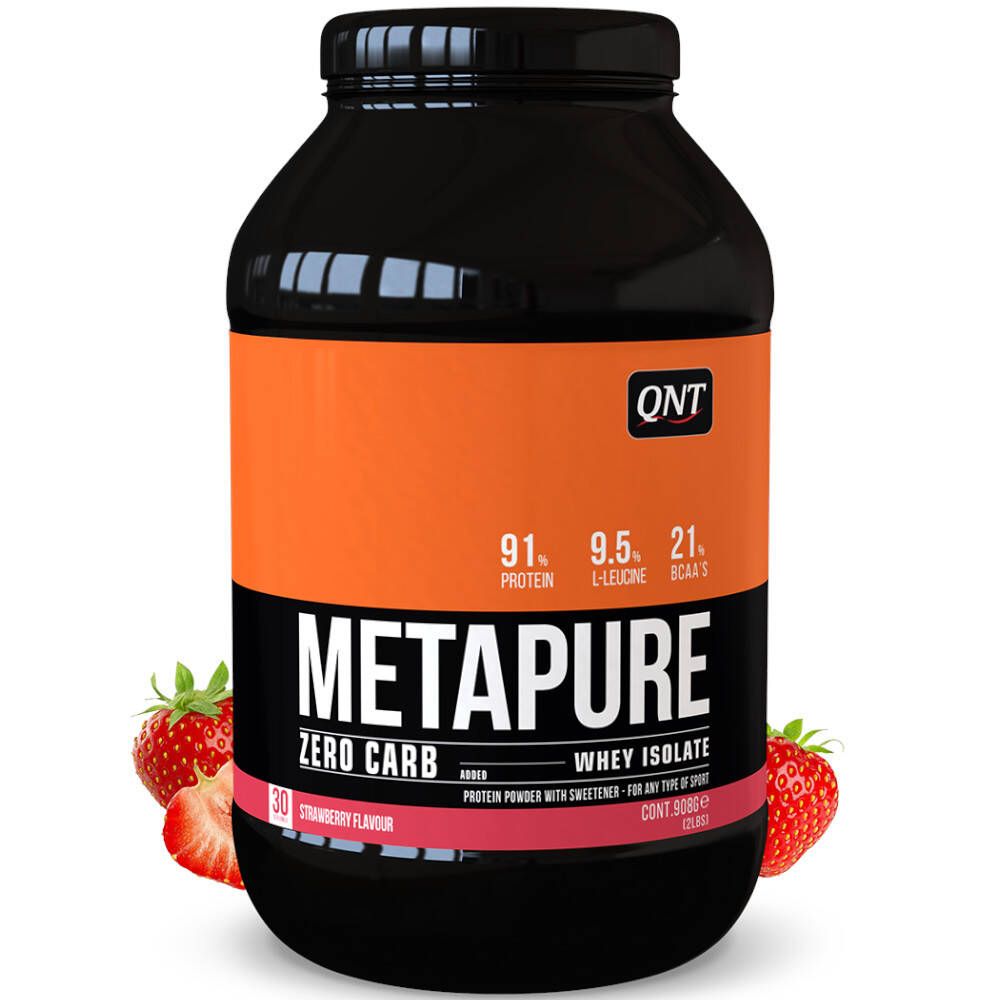 QNT Metapure Whey Protein Isolate Zero Carb Fraise