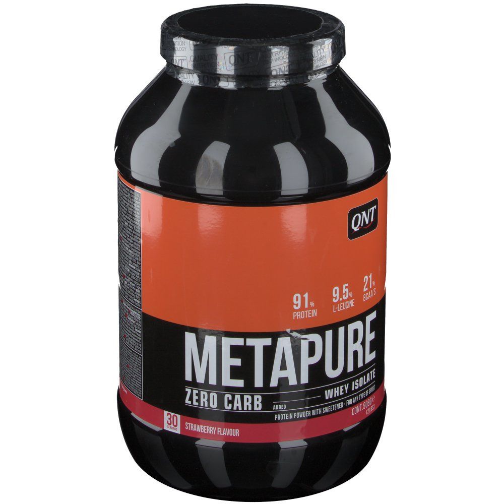 QNT Metapure Whey Protein Isolate Zero Carb Fraise